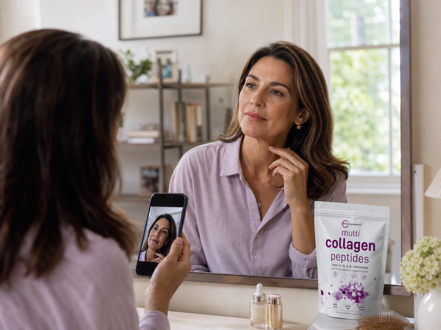 Escena editorial de MultiCollagen Peptides