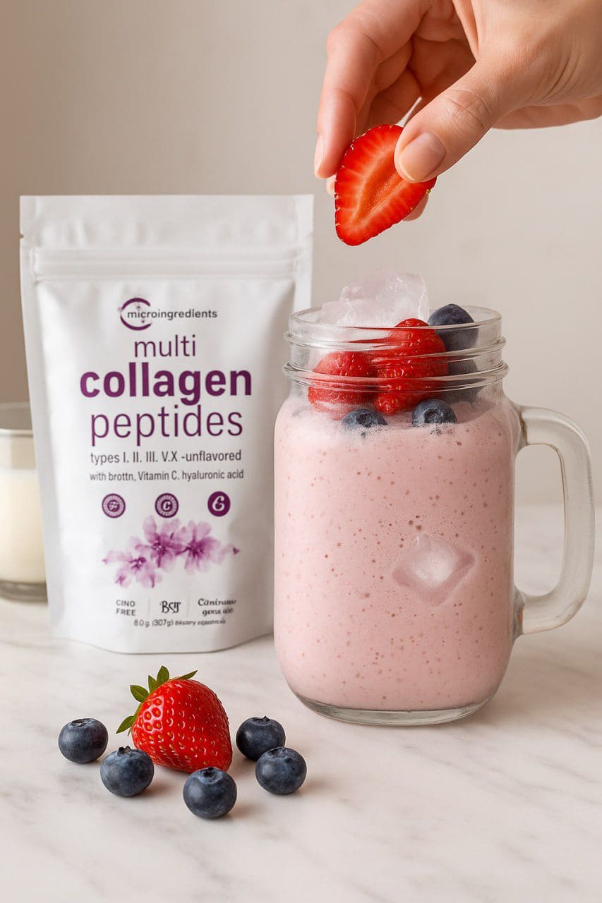 Colágeno con péptidos